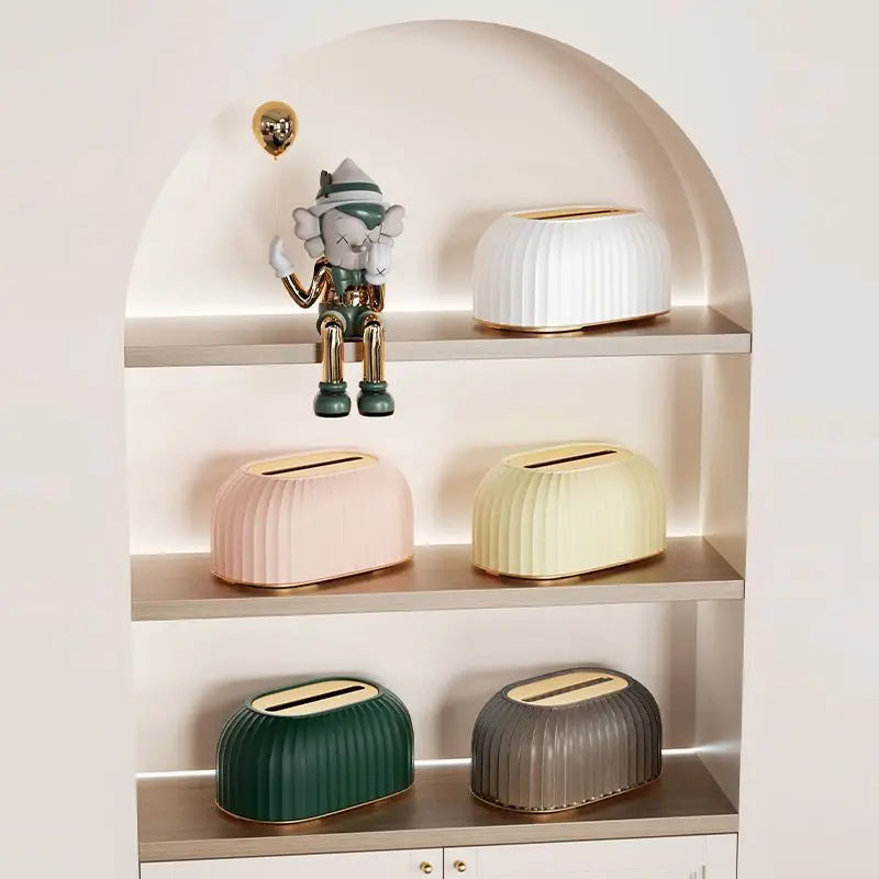 Emesa Home Modern Drawer-Style Tissue Box Holder for Home & Office