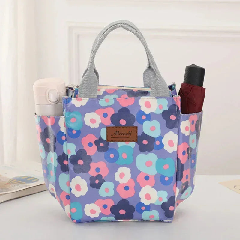 EMESA HOME Thermal Lunch Bag – Fashionable Bento Handbag for Office, Travel & Moms On-the-Go - EMESA HOME™