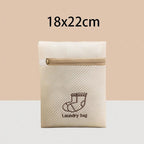 EMESA HOME 7-Piece Fine Mesh Laundry Bag Set – Embroidery Print Washing Pouches for Clothes, Delicates & Machine Laundry - EMESA HOME™