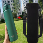EMESA HOME Thermos Bottle With Straw Stainless Steel Thermal Cup Sports Water Bottles for Car, Keeps Drinks Cold or Hot Thermal Mug - EMESA HOME™