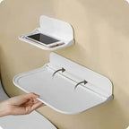 EMESA HOME Foldable Wall-mounted Shelf – No-Drill Storage Rack for Bathroom, Kitchen, Bedside, Phone & WiFi Router - EMESA HOME™