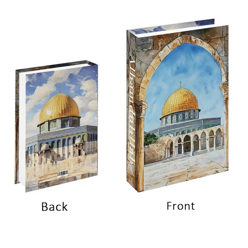 EMESA HOME Luxury Kaaba Fake Book Storage Box – Decorative Faux Book for Coffee Table, Living Room, or Bedroom - EMESA HOME™