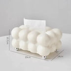 EMESA HOME Cloud Design Tissue Box – Decorative Napkin Holder, Desktop Organizer & Kitchen Paper Case Ornament - EMESA HOME™