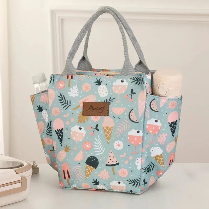EMESA HOME Thermal Lunch Bag – Fashionable Bento Handbag for Office, Travel & Moms On-the-Go - EMESA HOME™