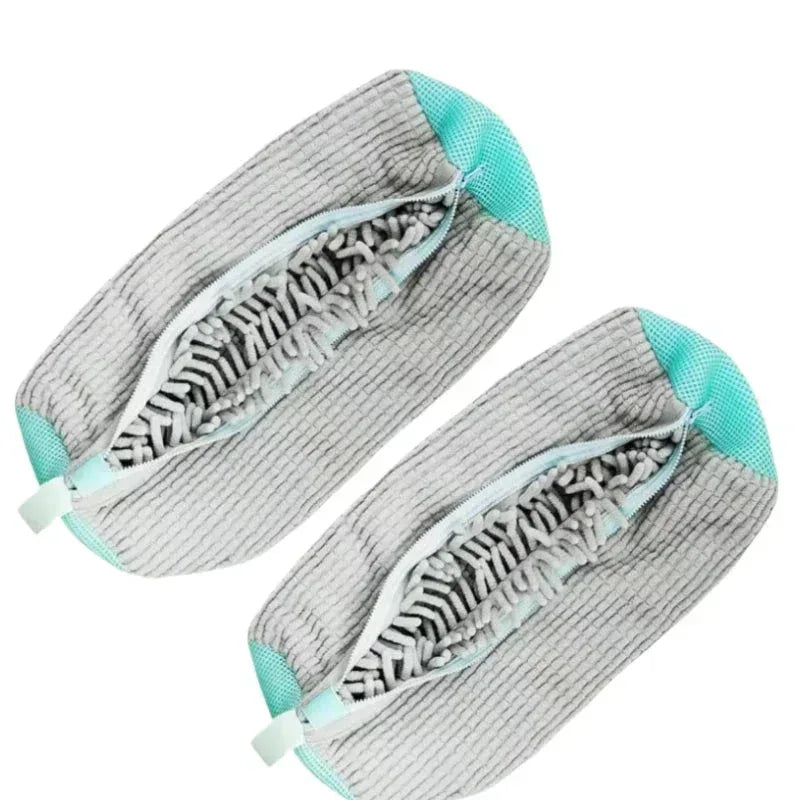 EMESA HOME Shoe Washing Machine Bag & Cleaning Brush Set – Durable Laundry Shoe Protector with Soft Bristle Brush - EMESA HOME™