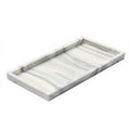 Marble-patterned tray on a white background