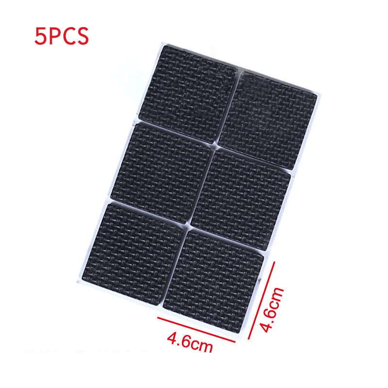 EMESA HOME Non-Slip Self-Adhesive Furniture Pads – EVA Round & Square Leg Protectors for Tables, Chairs, Sofas & Floors 5Set-7