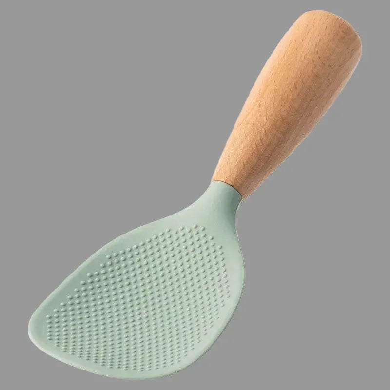 EMESA HOME Silicone Cooking Spoon – Non-stick, Anti-scalding, Heat-resistant Rice & Pot Spoon, Durable Kitchen Tool - EMESA HOME™