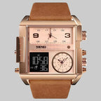 EMESA HOME Men Sports Watch – Quartz Movement 3 Time Military Style Digital Wristwatch - EMESA HOME™