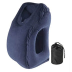EMESA HOME PVC Inflatable Air Travel Pillow: Portable Neck Support for Airplane, Car, and Office Rest. - EMESA HOME™