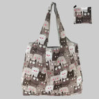 EMESA HOME Foldable Eco-Friendly Shopping Bag – Large Capacity Printed Tote for Travel and Grocery Use - EMESA HOME™