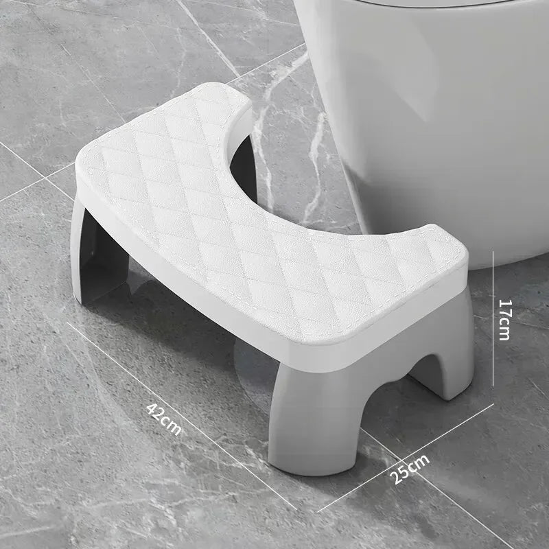 EMESA HOME Seasonal Universal Toilet Footstool Household Bathroom Anti Slip Foot Pedals Toilet Squat Stool Removable Toilet Seat Stool