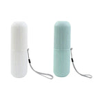 EMESA HOME Portable Toothbrush & Toothpaste Holder – Travel Toiletries Storage Case for Camping, Bathroom, and Daily Use - EMESA HOME™