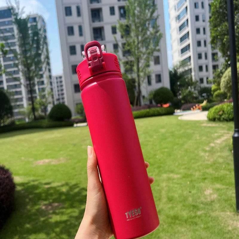 EMESA HOME Thermos Bottle With Straw Stainless Steel Thermal Cup Sports Water Bottles for Car, Keeps Drinks Cold or Hot Thermal Mug - EMESA HOME™