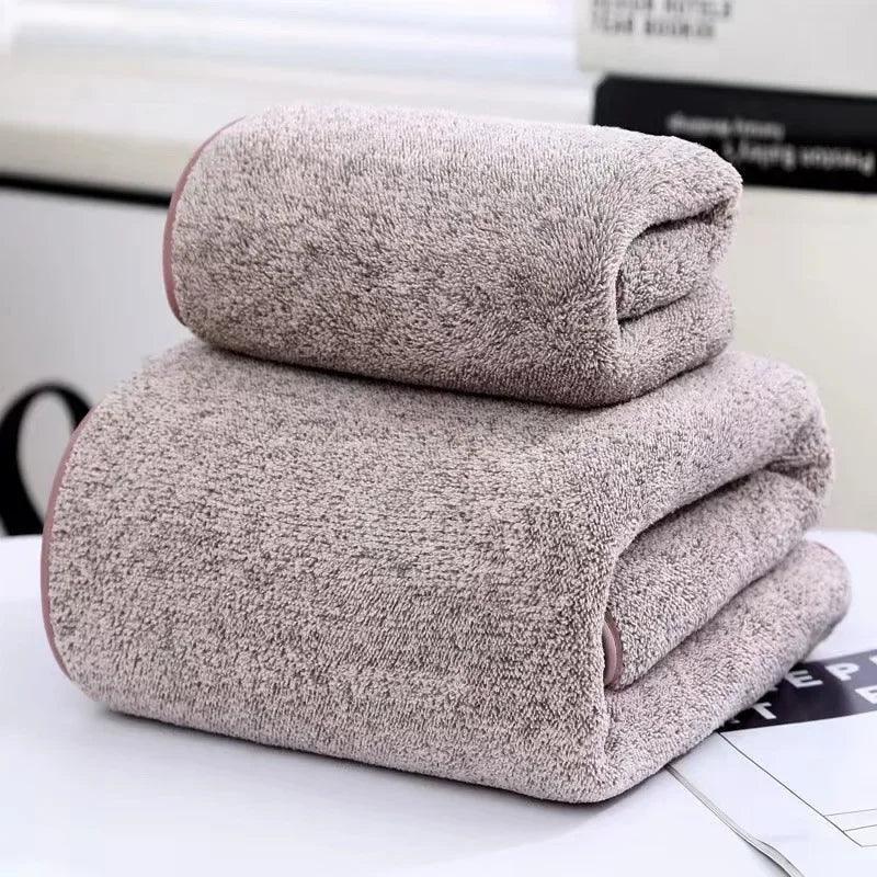 EMESA HOME Coral Fleece Towel Set – Soft, Quick-Drying & Highly Absorbent Bathroom Towels for Hand, Face & Shower Use - EMESA HOME™