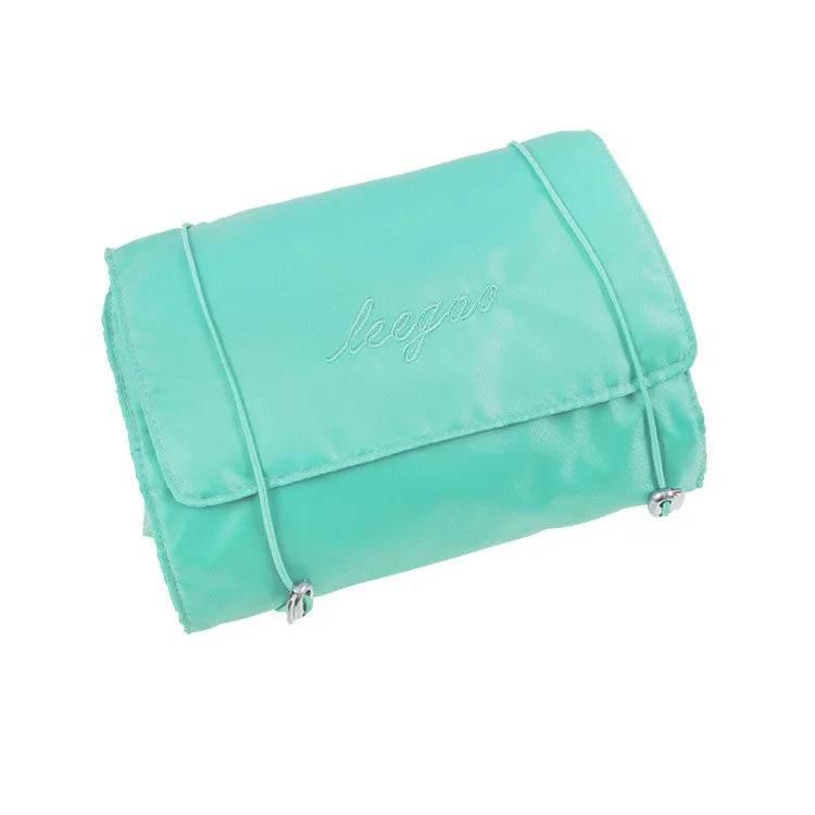 EMESA HOME 4-in-1 Makeup Bag for Women – Large-Capacity Folding Detachable Nylon Mesh Travel Cosmetic & Toiletry Organizer - EMESA HOME™