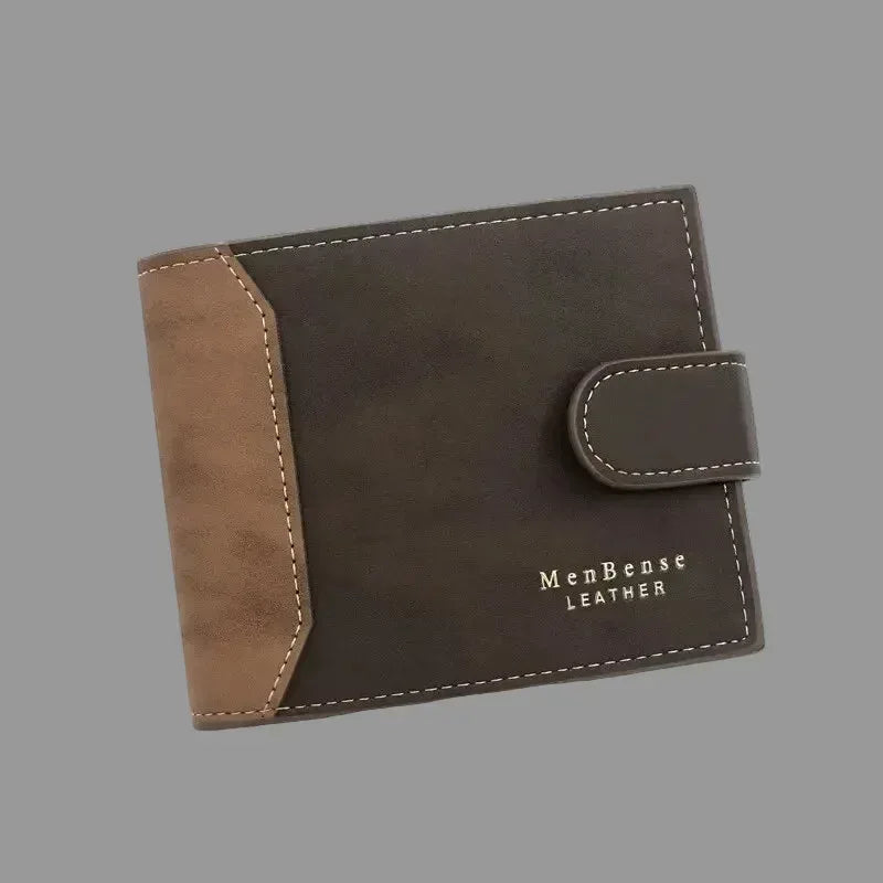 EMESA HOME Men’s PU Leather Wallet – Business Card Holder Short Purse Credit Card Money Bag - EMESA HOME™