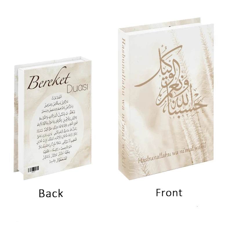 EMESA HOME Luxury Kaaba Fake Book Storage Box – Decorative Faux Book for Coffee Table, Living Room, or Bedroom BA9082