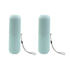 EMESA HOME Portable Toothbrush & Toothpaste Holder – Travel Toiletries Storage Case for Camping, Bathroom, and Daily Use - EMESA HOME™