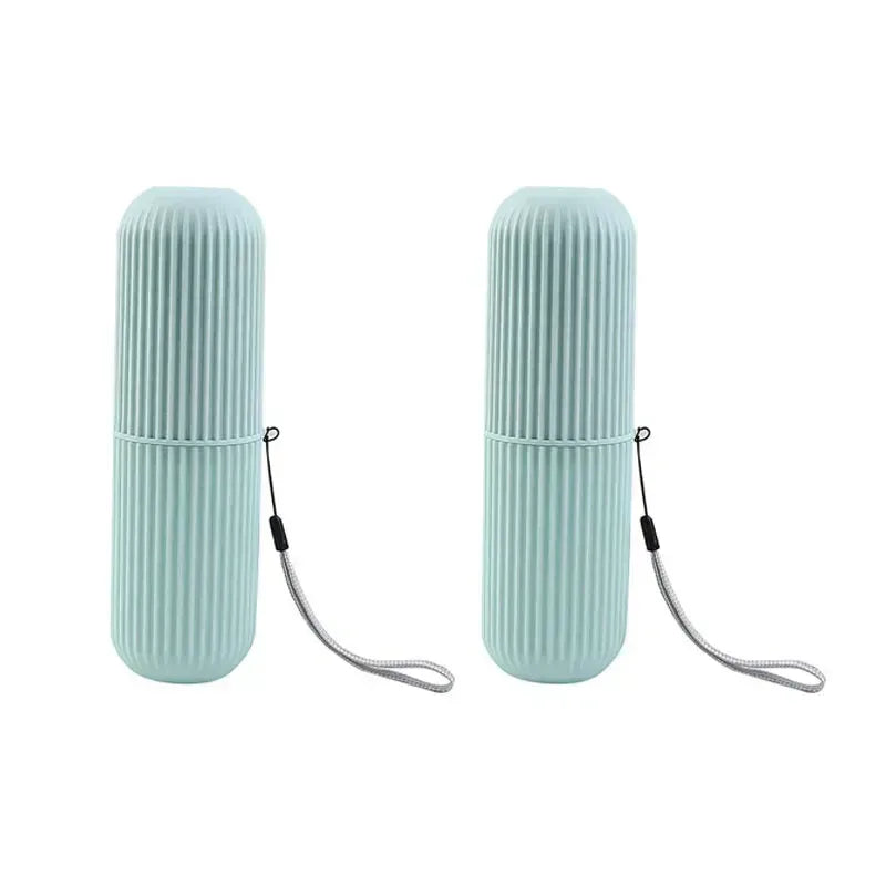 EMESA HOME Portable Toothbrush & Toothpaste Holder – Travel Toiletries Storage Case for Camping, Bathroom, and Daily Use - EMESA HOME™