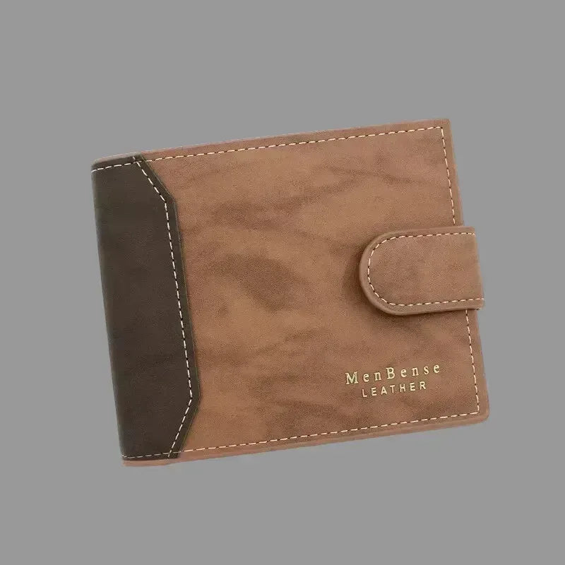 EMESA HOME Men’s PU Leather Wallet – Business Card Holder Short Purse Credit Card Money Bag - EMESA HOME™