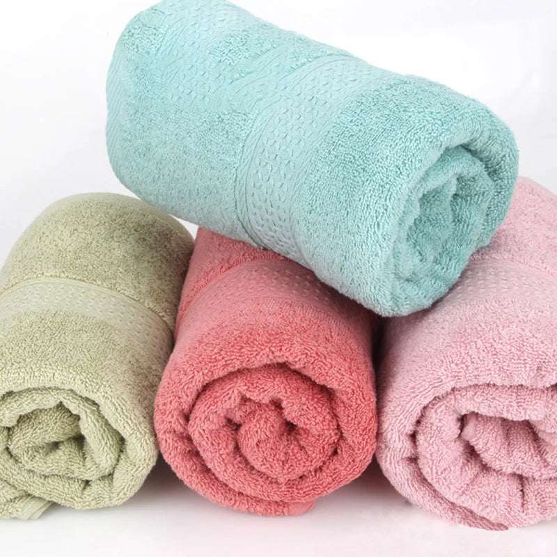 EMESA HOME-High Quality Pure Cotton Thick Adult Towels - Soft and Absorbent Towels for Home Use, Daily Face Towels