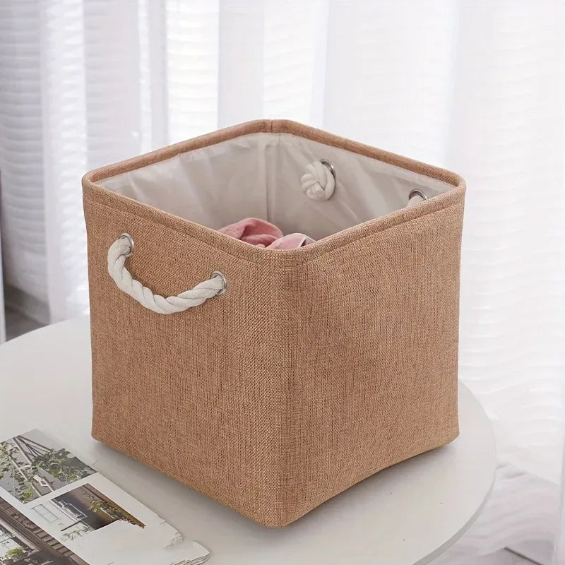 EMESA HOME Portable Fabric Clothing Storage Box – Dust-Proof Organizer for Clothes & Toys - Emesa Home