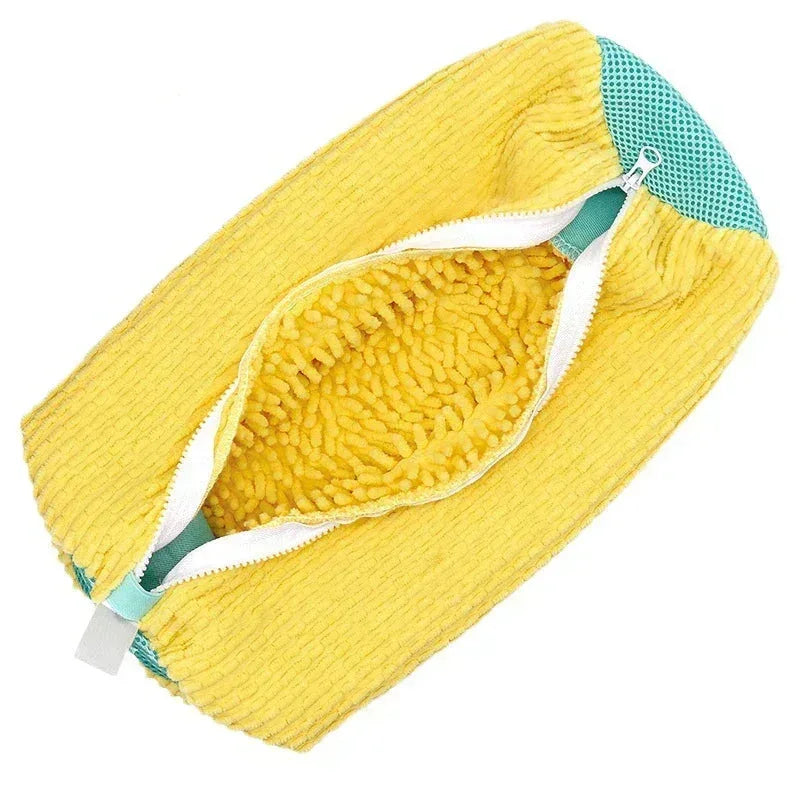 EMESA HOME Shoe Washing Machine Bag & Cleaning Brush Set – Durable Laundry Shoe Protector with Soft Bristle Brush - EMESA HOME™