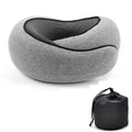 EMESA HOME Travel Neck Pillow Memory Foam U-shaped Pillow Snail Style Travel Neck Support Portable Adjustable Soft Noon Break Sleep Pillows - EMESA HOME™