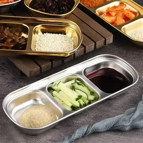 EMESA HOME Small Stainless Steel Sauce Bowl – Korean Style Multifunctional Dipping Dish for Kitchen Barbecue and Dinner - EMESA HOME™