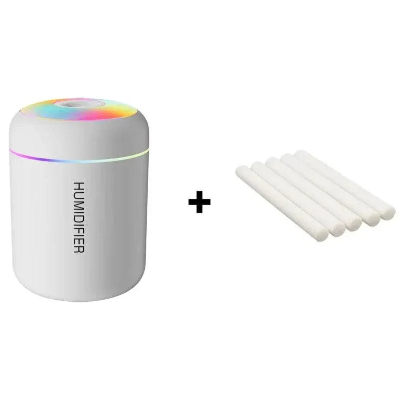 EMESA HOME 180ML Mini USB Air Humidifier & Aroma Diffuser with LED Light for Car, Home, Bedroom - EMESA HOME™