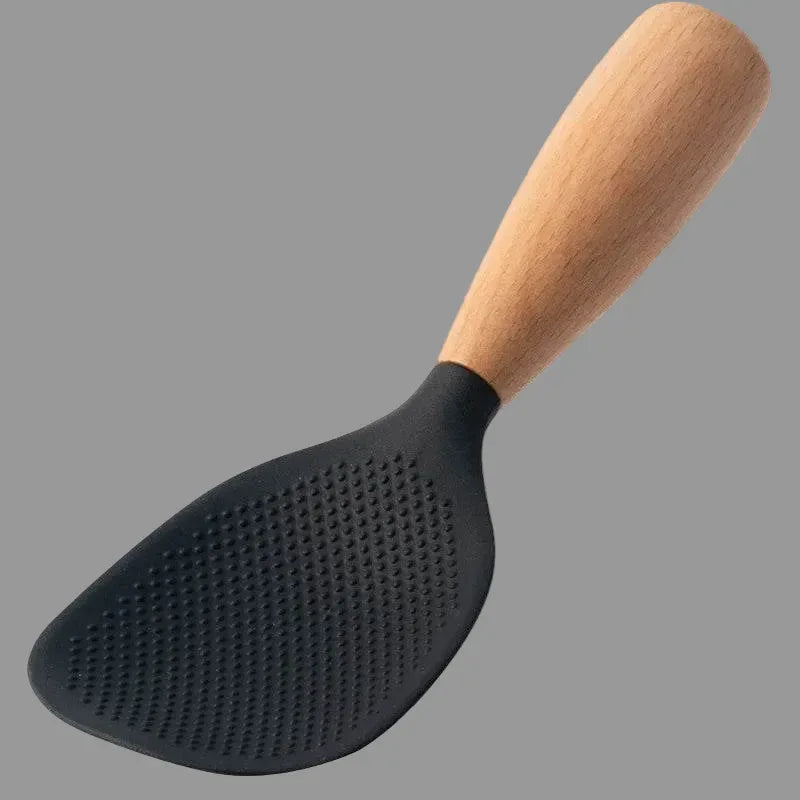 EMESA HOME Silicone Cooking Spoon – Non-stick, Anti-scalding, Heat-resistant Rice & Pot Spoon, Durable Kitchen Tool - EMESA HOME™