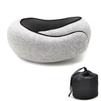 EMESA HOME Travel Neck Pillow Memory Foam U-shaped Pillow Snail Style Travel Neck Support Portable Adjustable Soft Noon Break Sleep Pillows - EMESA HOME™