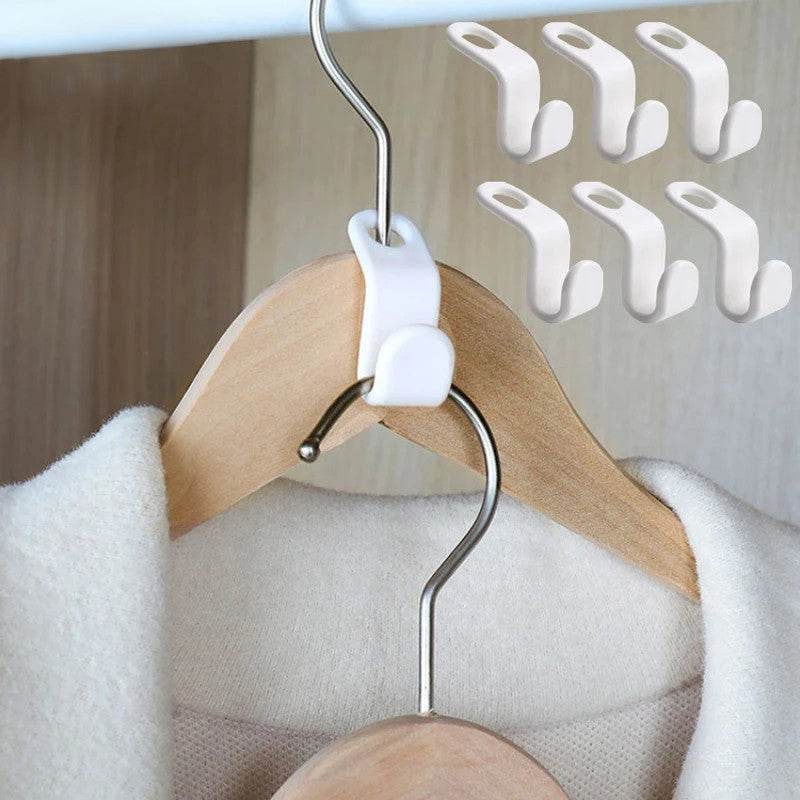 EMESA HOME Multi-Function Wardrobe Organizer – Space-Saving Closet Hanger Hooks & Stackable Rack for Clothes Storage