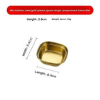 EMESA HOME Small Stainless Steel Sauce Bowl – Korean Style Multifunctional Dipping Dish for Kitchen Barbecue and Dinner - EMESA HOME™