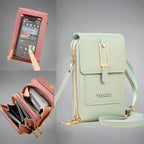 EMESA HOME Touch Screen Cell Phone Bag – Soft Leather Wallet, Hand Purse, Crossbody for Women, Small Handbag, Affordable - EMESA HOME™
