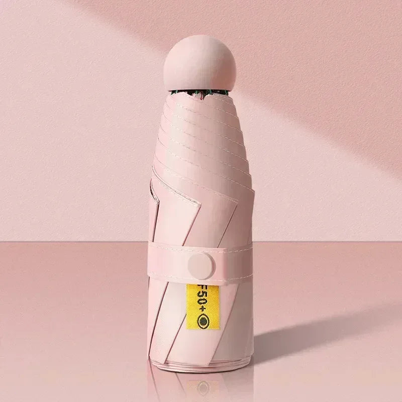 EMESA HOME Compact Foldable Mini Umbrella – Portable Lightweight Travel Umbrella with UV Protection for Sun & Rain - EMESA HOME™