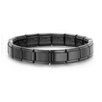 EMESA HOME 9mm Italian Charm Bracelet – Fashion Stainless Steel Elastic Link Chain Bangle, DIY Customizable Jewelry for Women & Men - EMESA HOME™