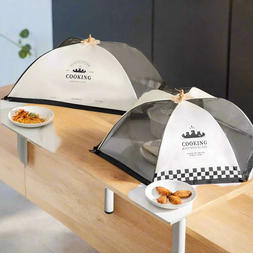 EMESA HOME-Portable Foldable Food Covers - Fine Mesh, Breathable, Anti-Mosquito, Meal Vegetable Fruit Cover, Kitchen Gadgets Accessories