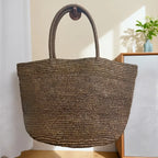 EMESA HOME 2026 Women’s Raffia Woven Tote Bag – Large Capacity Summer Shoulder Bag for Beach, Travel & Vacation