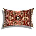 Decorative pillow with intricate pattern on a white background