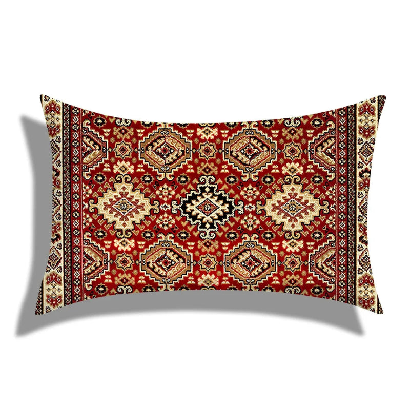 Decorative pillow with intricate pattern on a white background