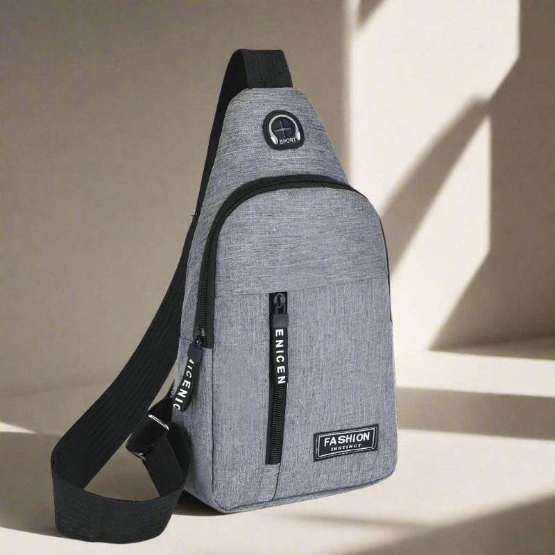 EMESA HOME Multifunctional Chest Bag – Men's Fashion Oxford Cloth, Korean Style, Casual, Waterproof Shoulder Messenger Bag - EMESA HOME™