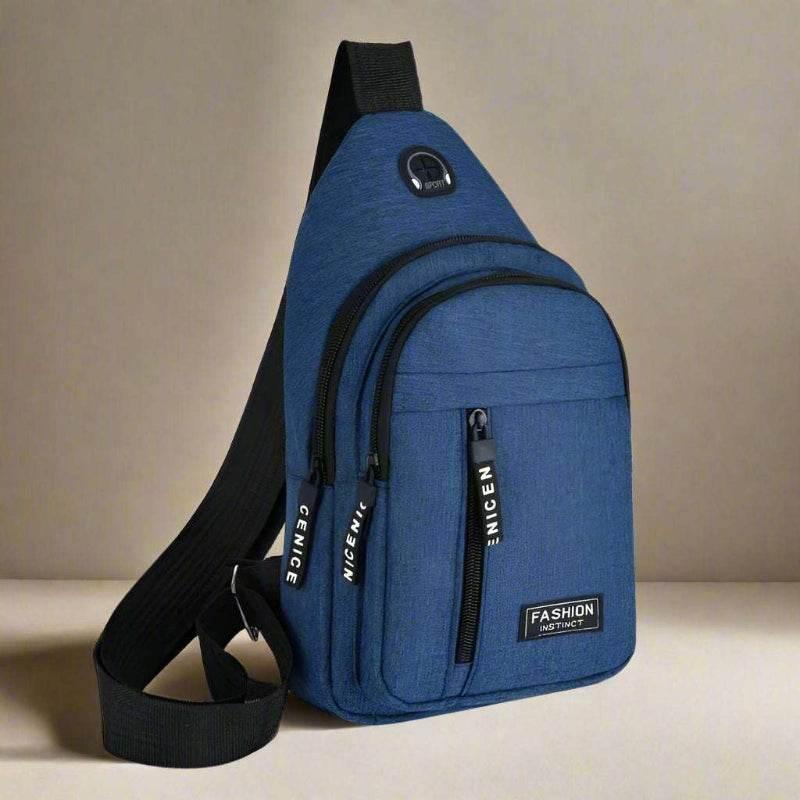 EMESA HOME Multifunctional Chest Bag – Men's Fashion Oxford Cloth, Korean Style, Casual, Waterproof Shoulder Messenger Bag - EMESA HOME™