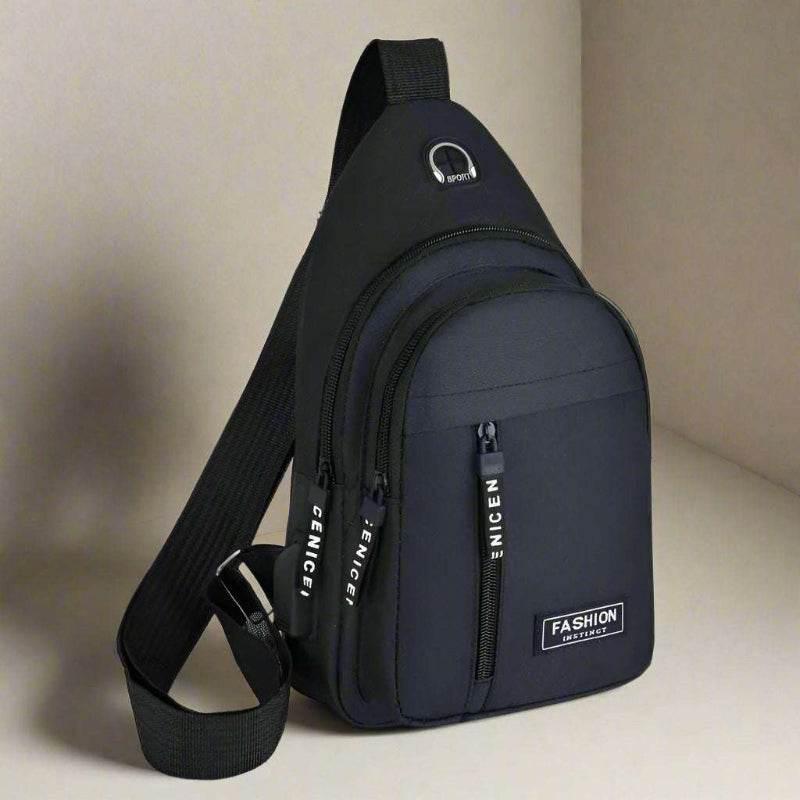 EMESA HOME Multifunctional Chest Bag – Men's Fashion Oxford Cloth, Korean Style, Casual, Waterproof Shoulder Messenger Bag - EMESA HOME™