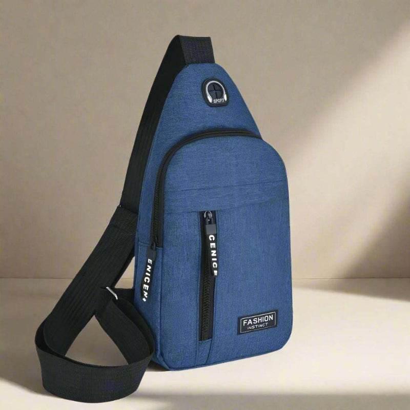 EMESA HOME Multifunctional Chest Bag – Men's Fashion Oxford Cloth, Korean Style, Casual, Waterproof Shoulder Messenger Bag - EMESA HOME™