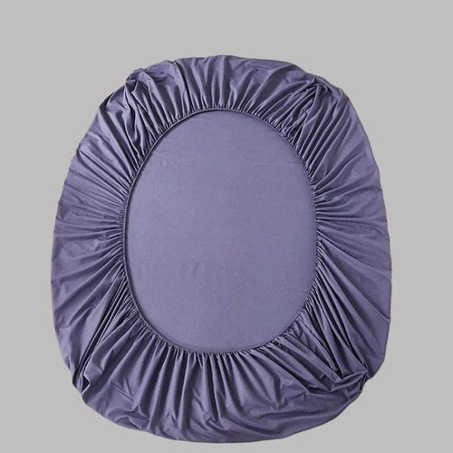 EMESA HOME 100% Cotton Fitted Sheet: High-quality, versatile mattress cover with elastic bands for a secure, non-slip fit on various bed sizes. - Emesa Home
