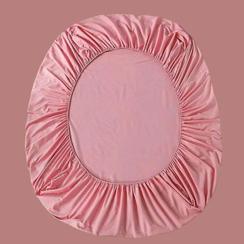 EMESA HOME 100% Cotton Fitted Sheet: High-quality, versatile mattress cover with elastic bands for a secure, non-slip fit on various bed sizes. - EMESA HOME™