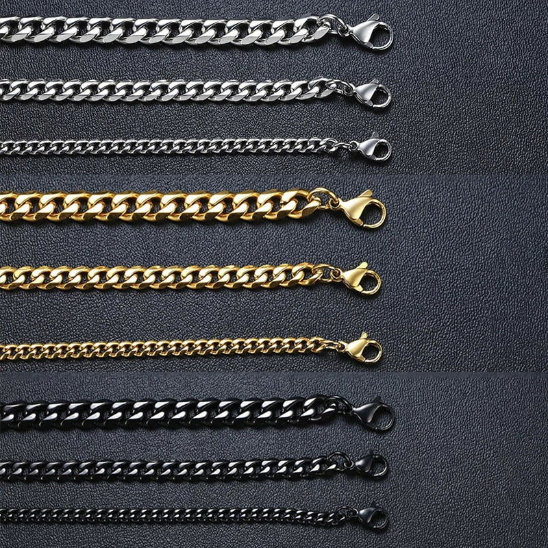 The EMESA HOME Chunky Miami Curb Chain Bracelet is a bold and stylish accessory designed for those who appreciate a statement piece of jewelry - Emesa Home