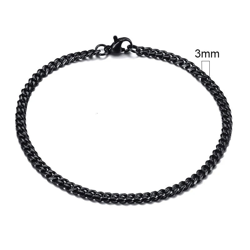 The EMESA HOME Chunky Miami Curb Chain Bracelet is a bold and stylish accessory designed for those who appreciate a statement piece of jewelry - Emesa Home